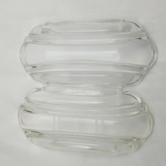 U.S. Glass Iowa Pattern Relish/Banana Split Sundae Bowls - Picture 3 of 16